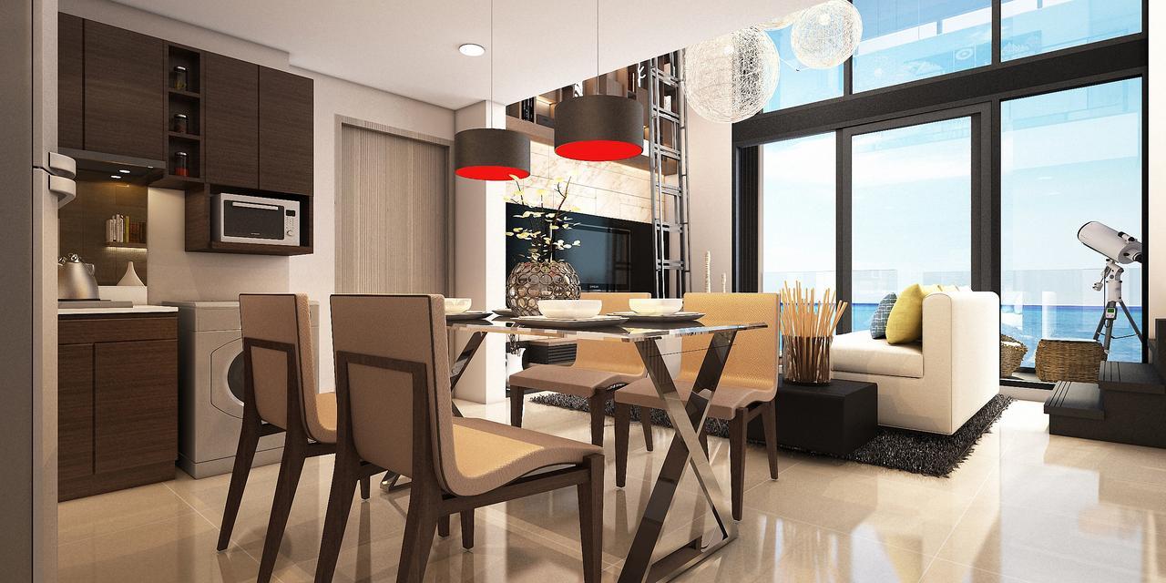 수린 비치 The Aristo By Holy Cow, 4-Br Loft, 150 M2, Pool View 아파트 호텔 객실 사진